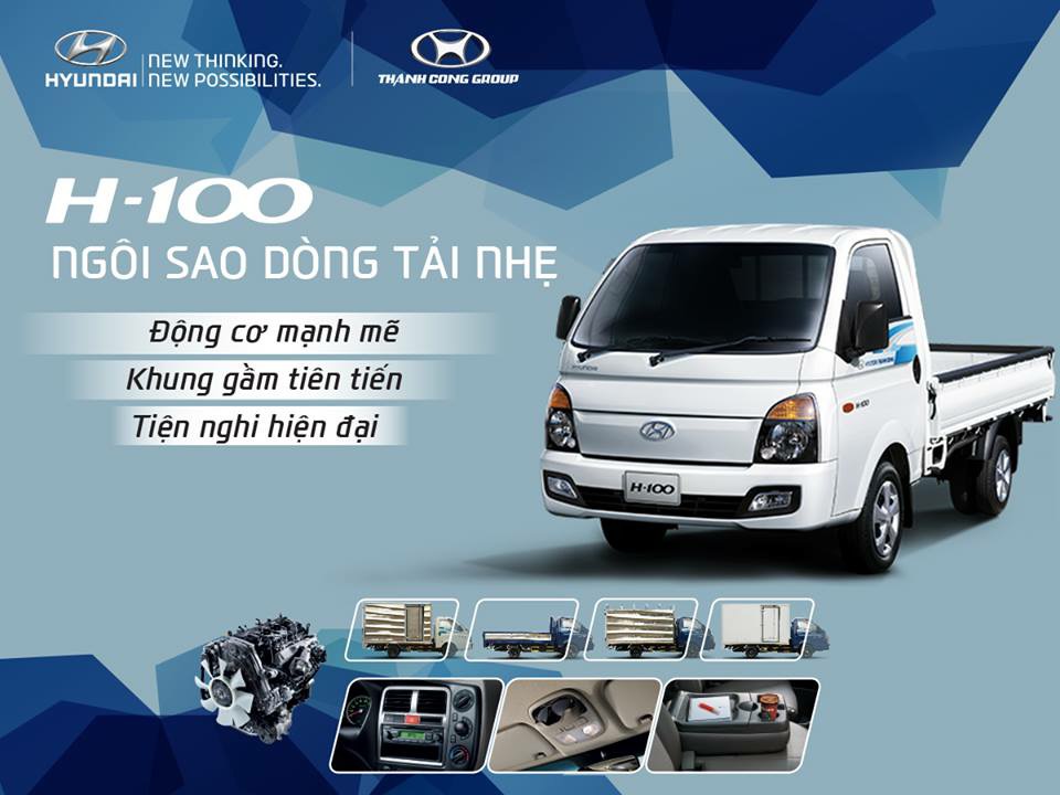 Xe tải H100 giá tốt tại Hyundai Cầu Diễn