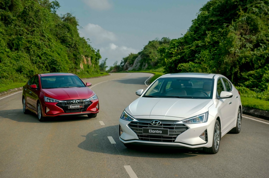 xe elantra có những màu gì